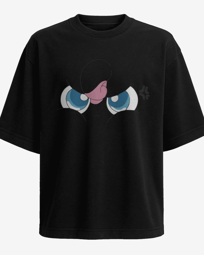 Polera Oversize Jigglypuff Enojado