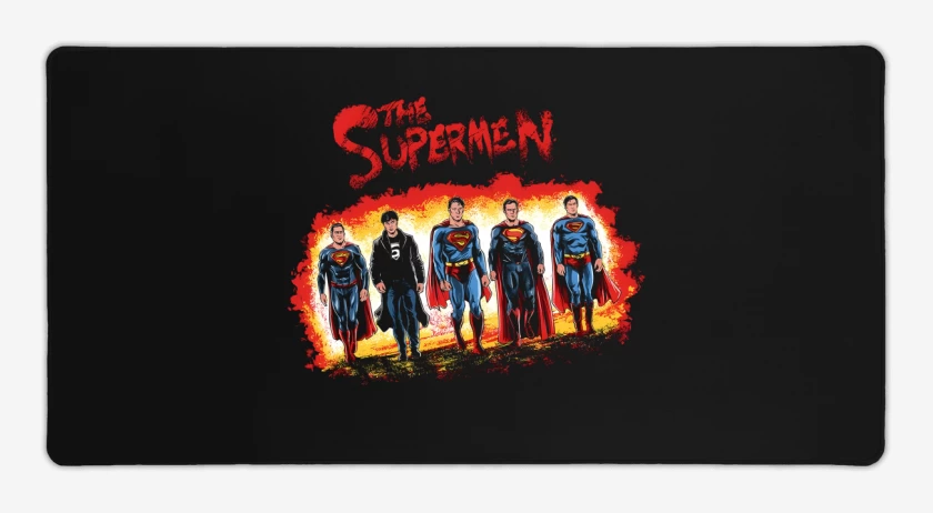 Mouse pad Gamer Negro de The Supermen