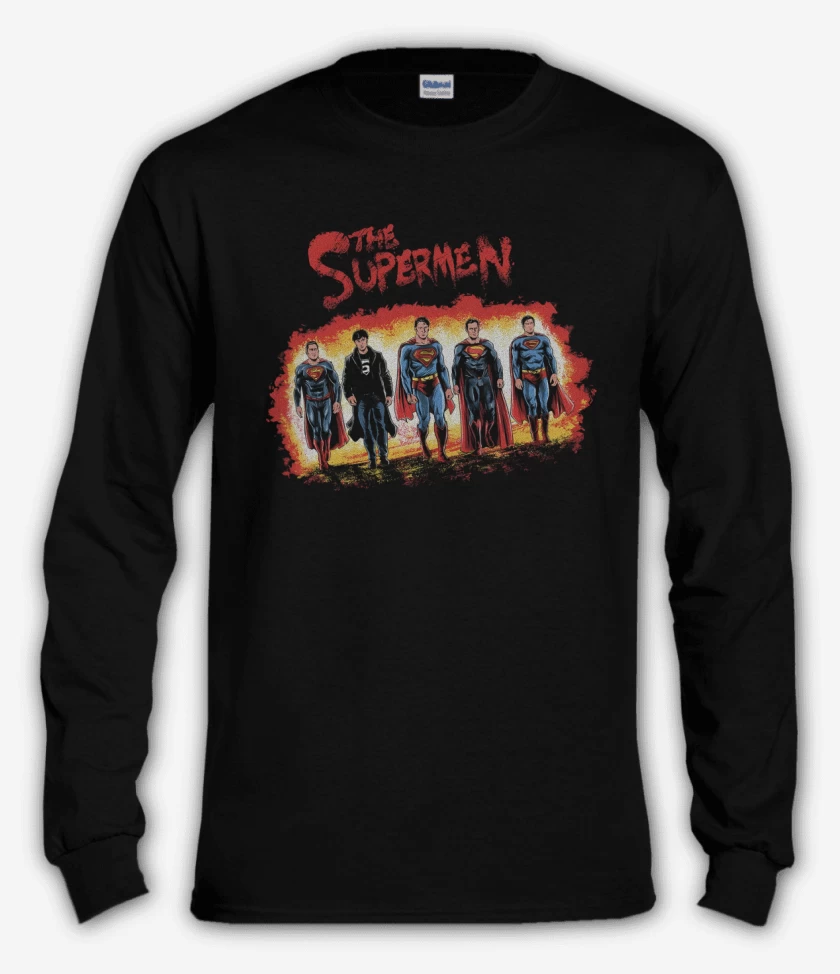 Polera manga larga Negro de The Supermen