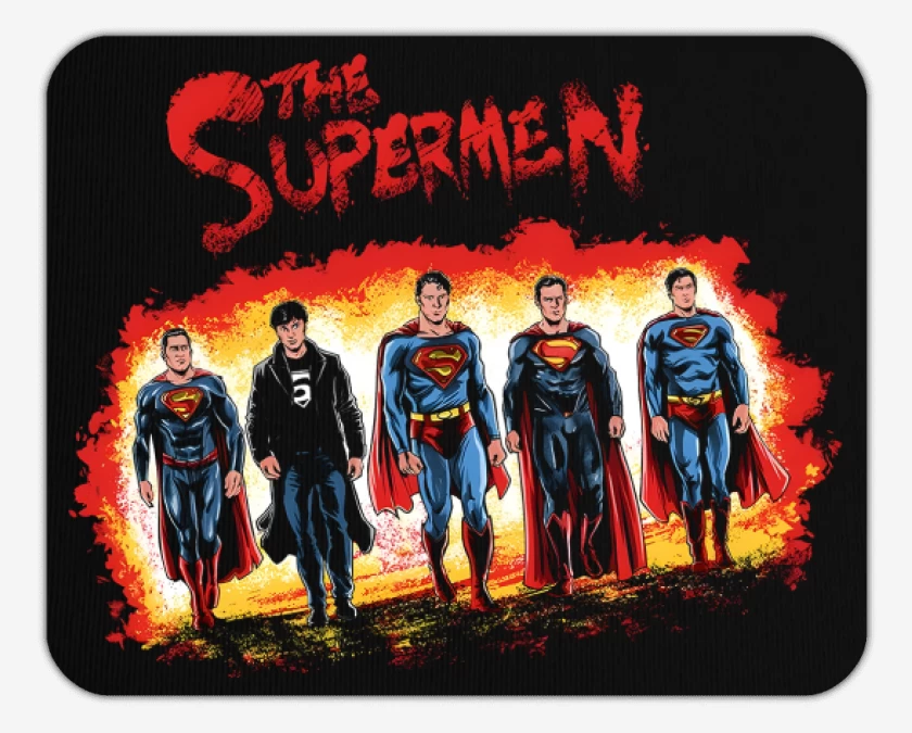 Mousepad Negro de The Supermen