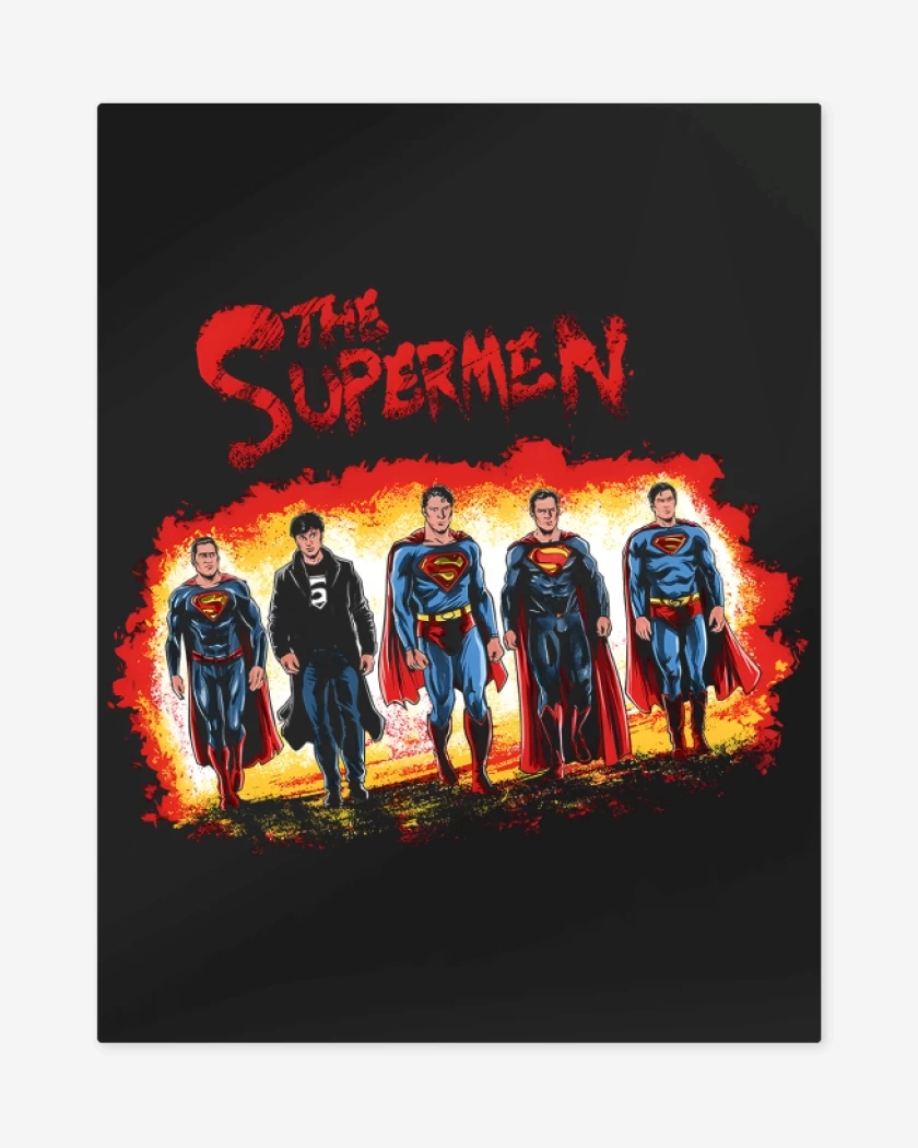 Print metalico Negro de The Supermen
