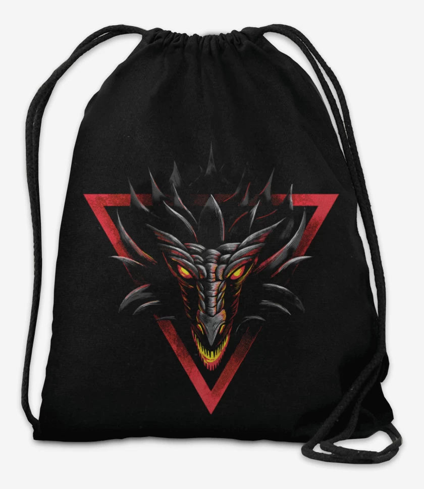 Mochila Negro de Dragon Head