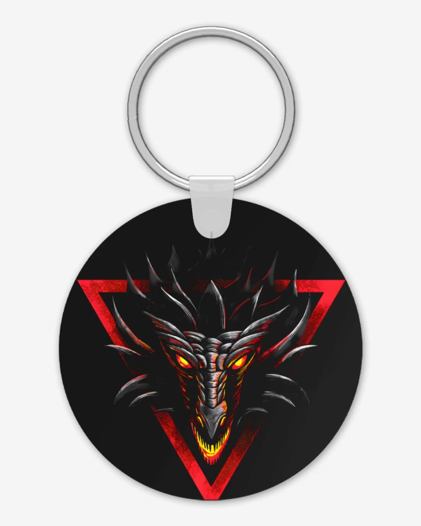 Llavero Negro de Dragon Head