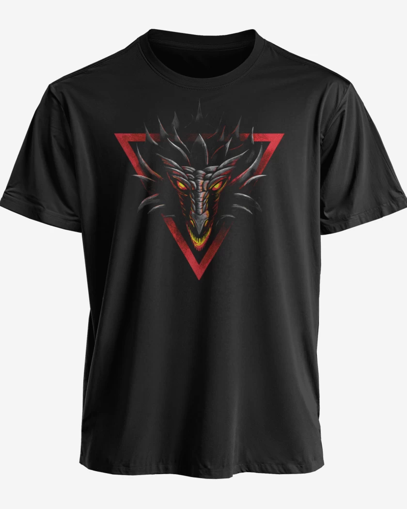 Polera premium Negro de Dragon Head