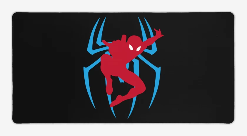 Mouse pad Gamer Negro de Araña con muñeco