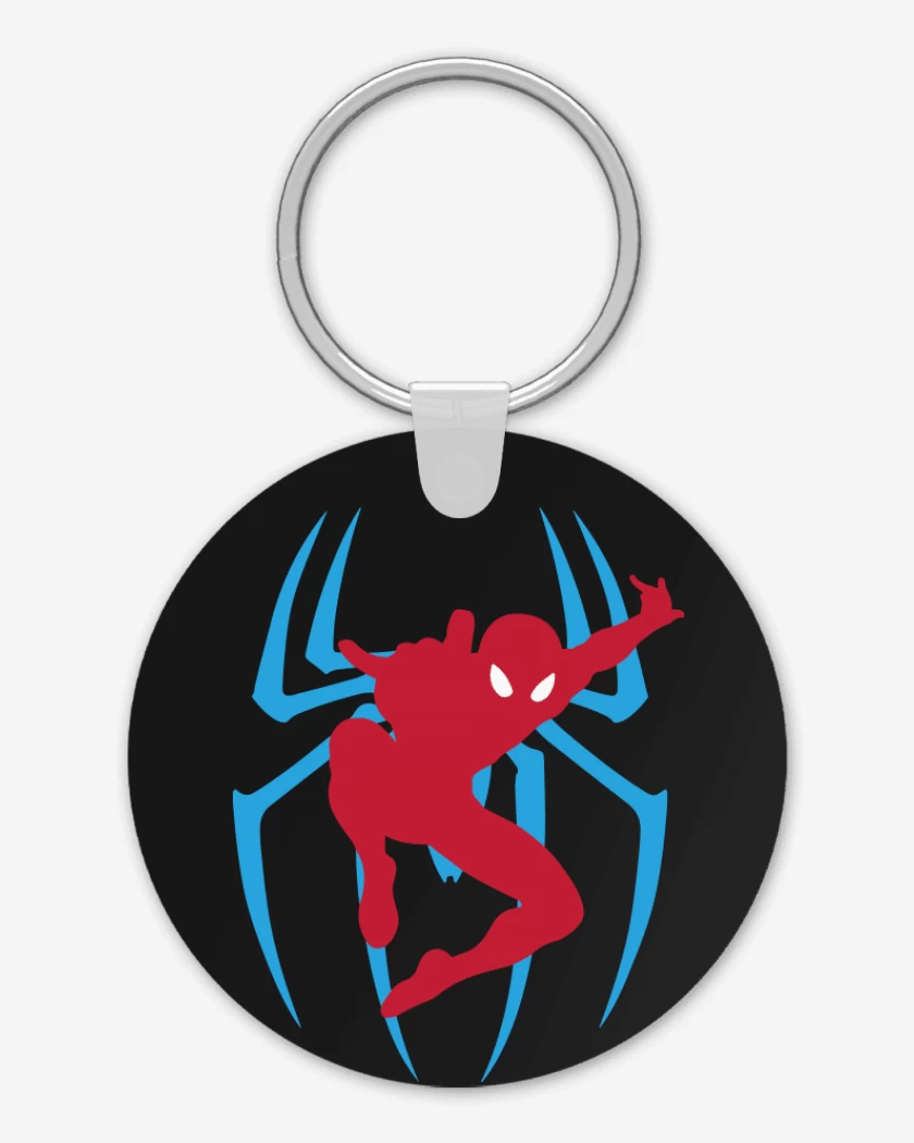 Llavero Araña con muñeco