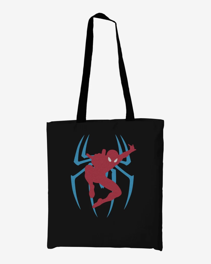 Totebag Araña con muñeco