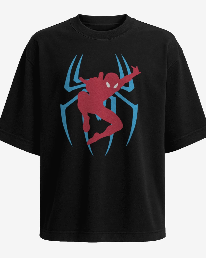 Polera Oversize Araña con muñeco