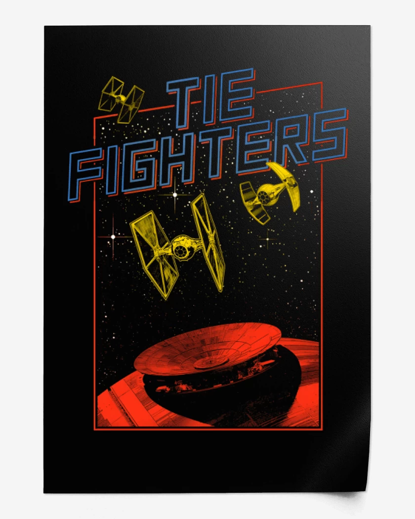 Print Tie Fighters 