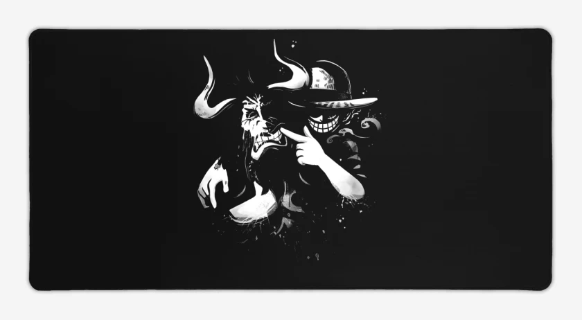 Mouse pad Gamer Negro de Sonrisa Gom Gom