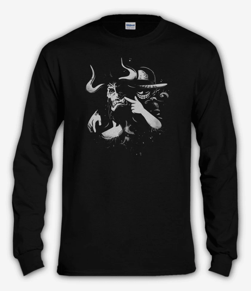 Polera manga larga Negro de Sonrisa Gom Gom