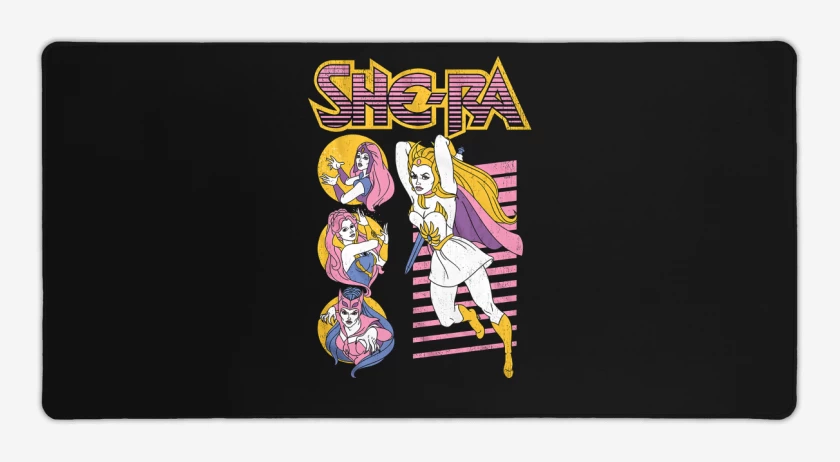 Mouse pad Gamer Negro de She-Ra