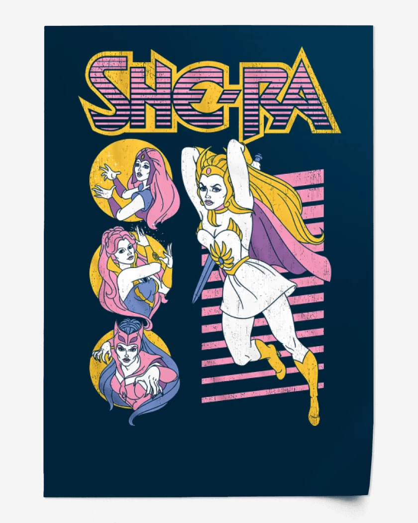 Print Azul Marino de She-Ra
