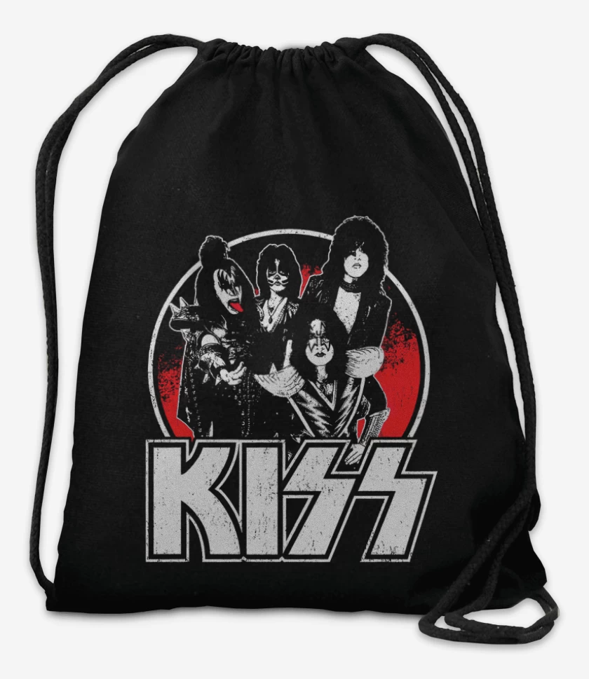 Mochila Negro de Kiss 