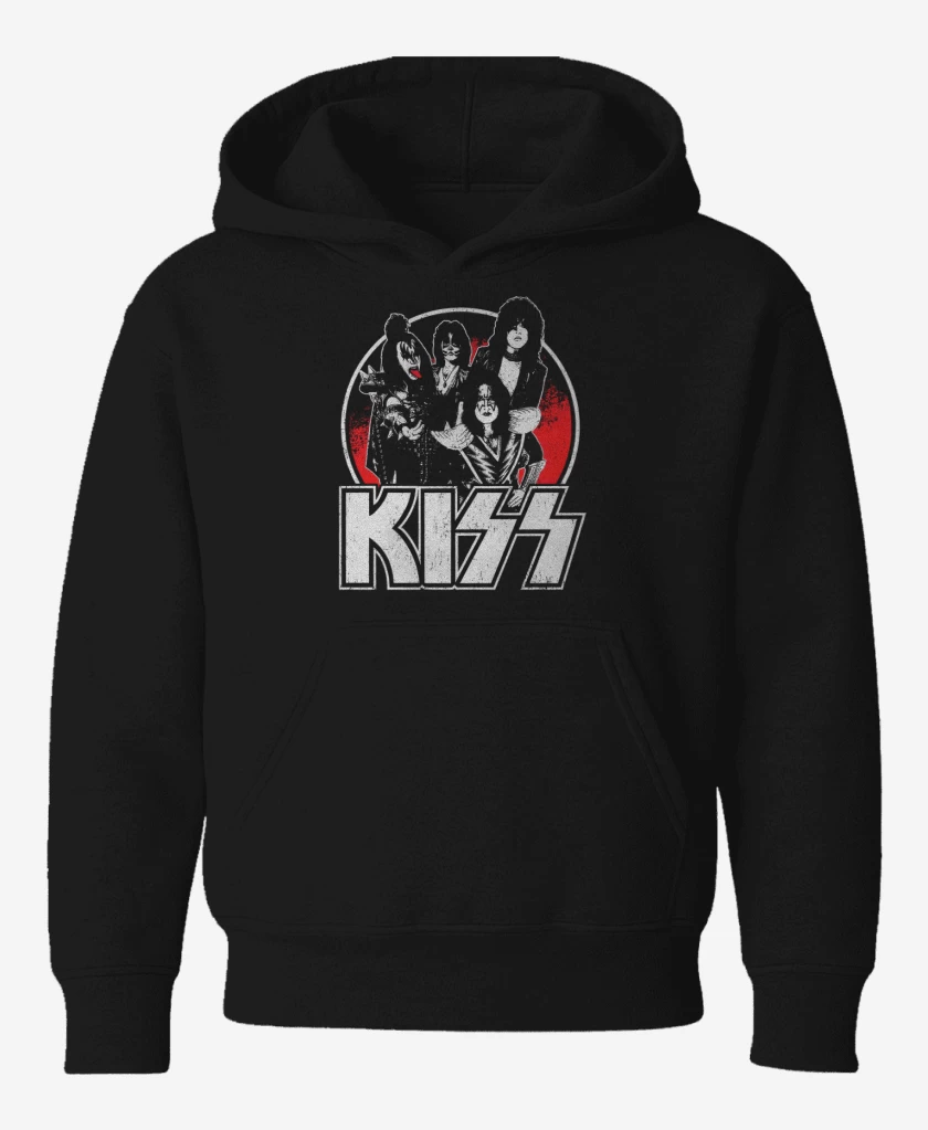 Poleron de niño Negro de Kiss 