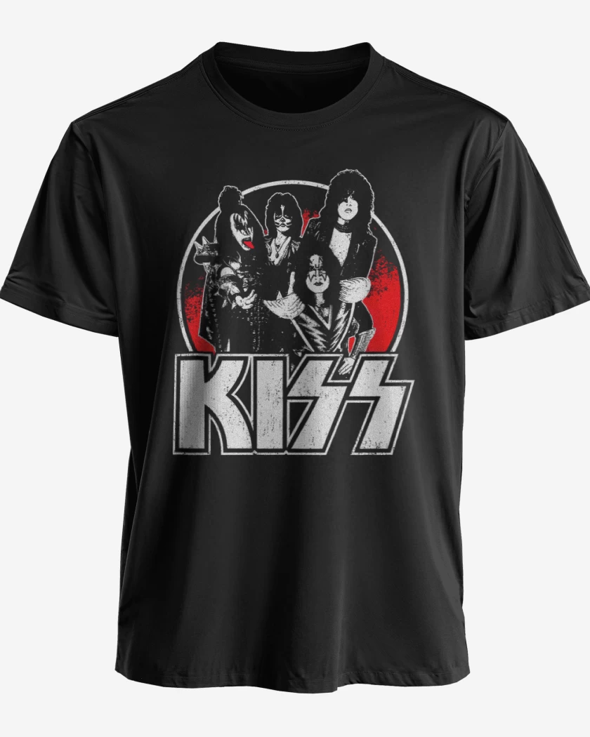Polera premium Negro de Kiss 