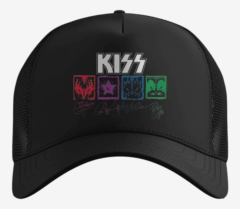 Gorro Kiss autografiada