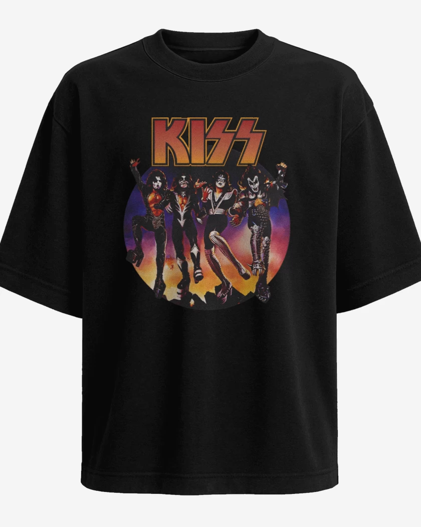 Polera Oversize Negro de Destroyer