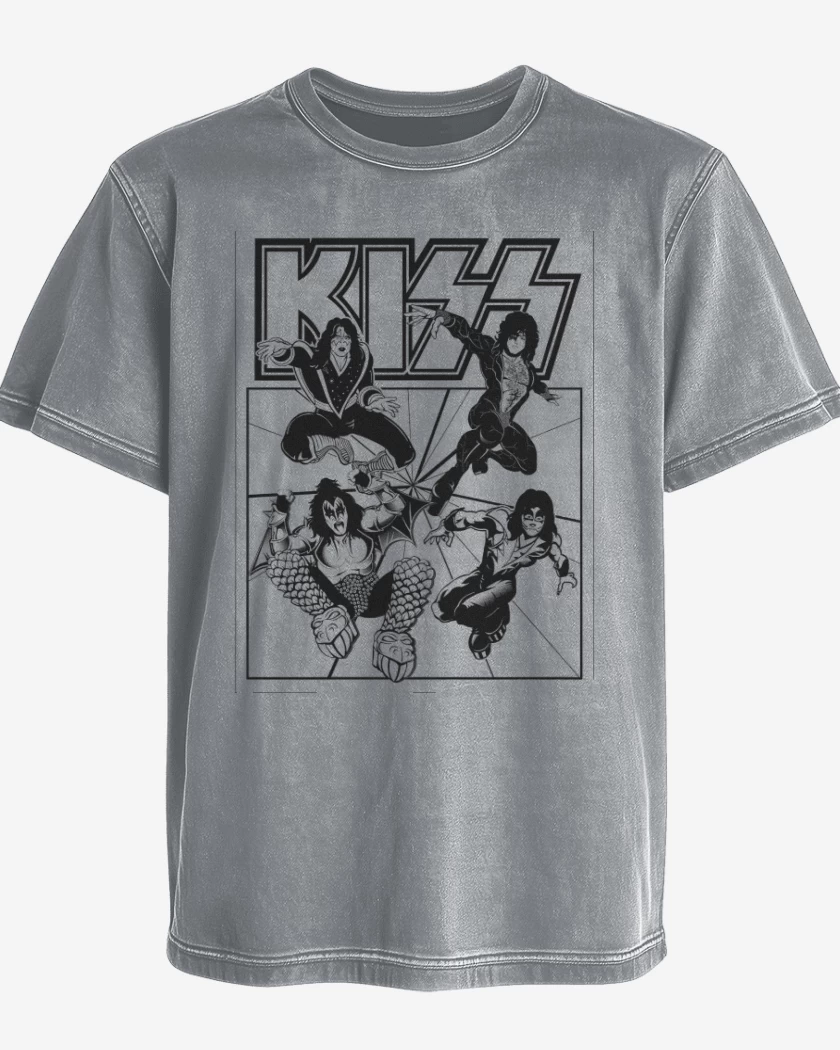 Polera desgastada Kiss 3