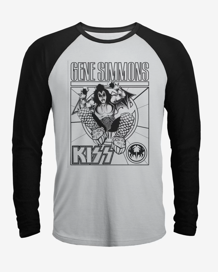 Polera Raglan Gene Simons