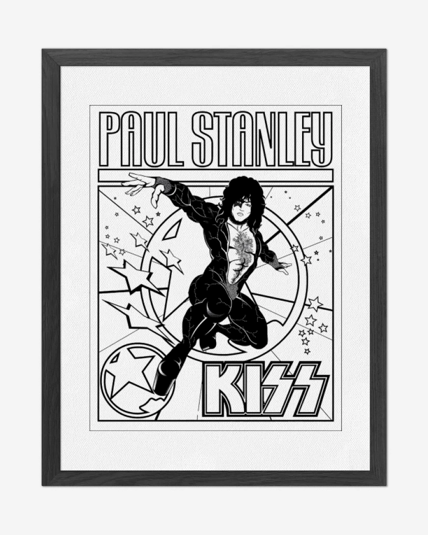 Cuadro decorativo Paul Stanley