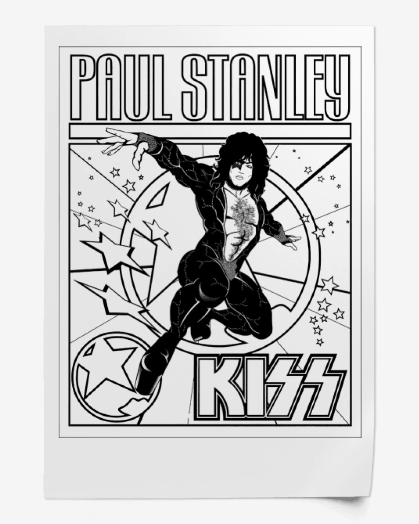 Print Paul Stanley
