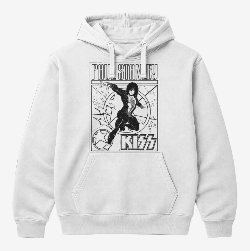 Polerón Canguro Blanco de Paul Stanley