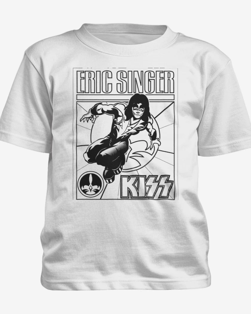 Polera de niño Blanco de Eric Singer