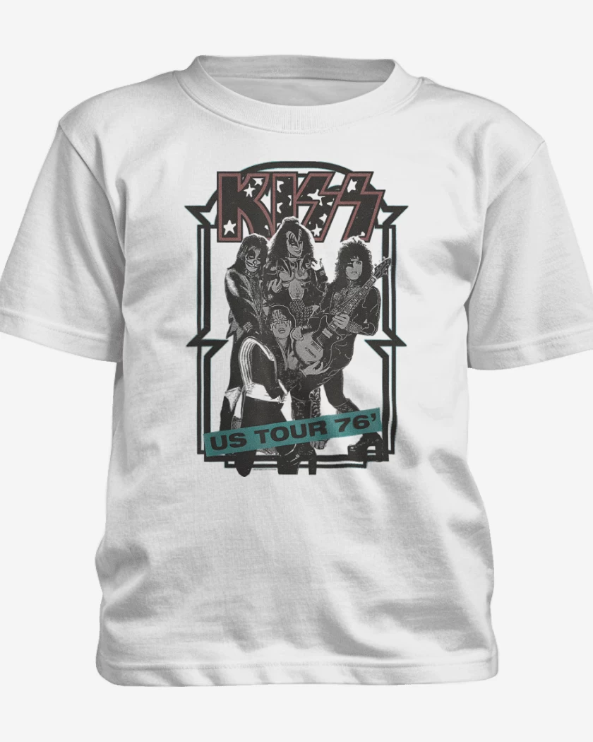 Polera de niño Kiss US Tour 76