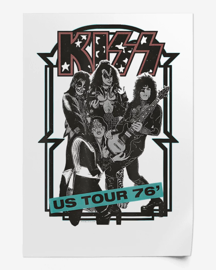 Print Kiss US Tour 76