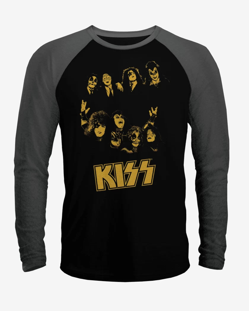 Polera Raglan Vintage Kiss