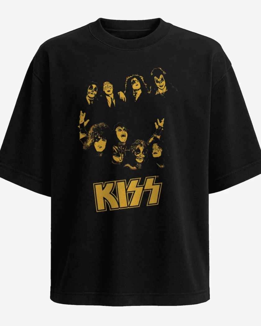 Polera Oversize Vintage Kiss