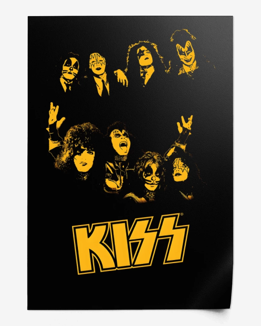 Print Vintage Kiss