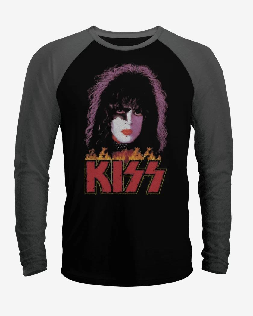Polera Raglan Negro / Negro Heather de Starchild