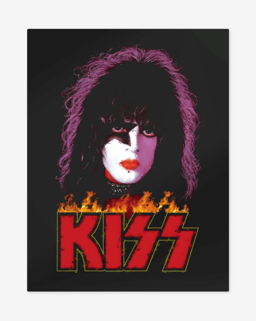 Print metalico Negro de Starchild