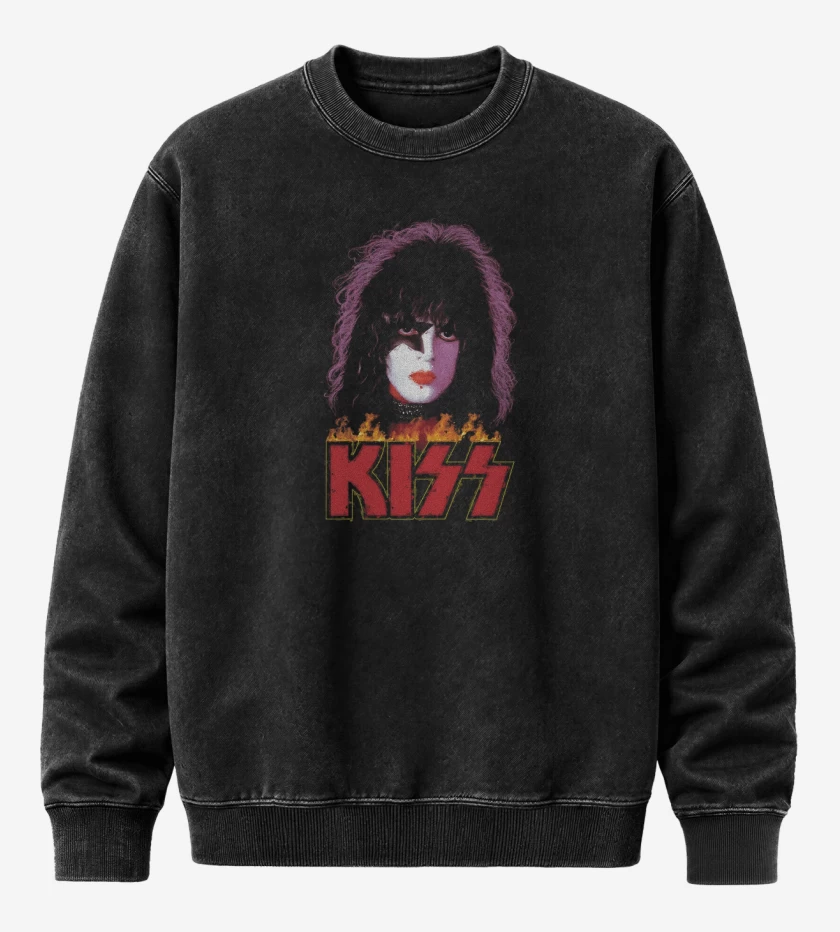 Poleron Polo Acid Wash Negro de Starchild
