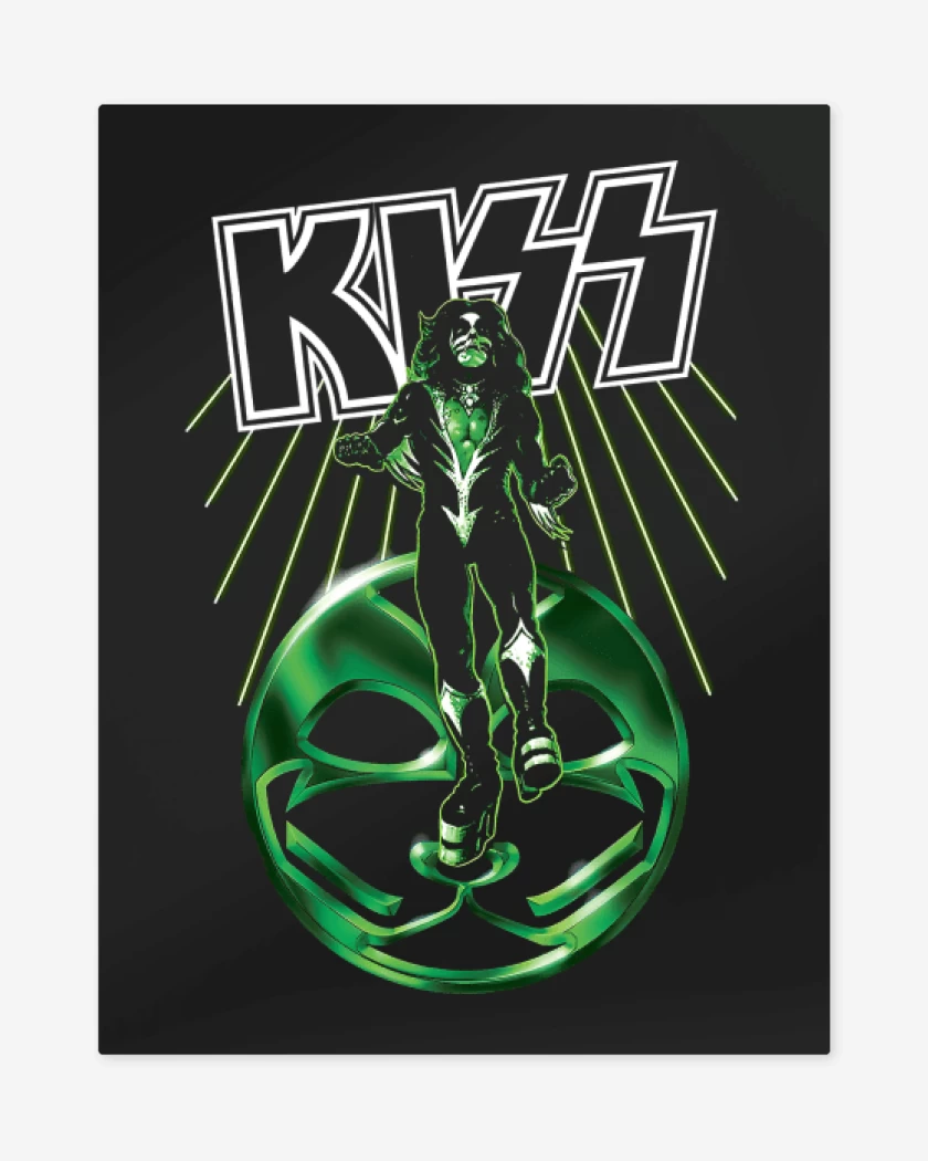 Print metalico Negro de Cat Singer
