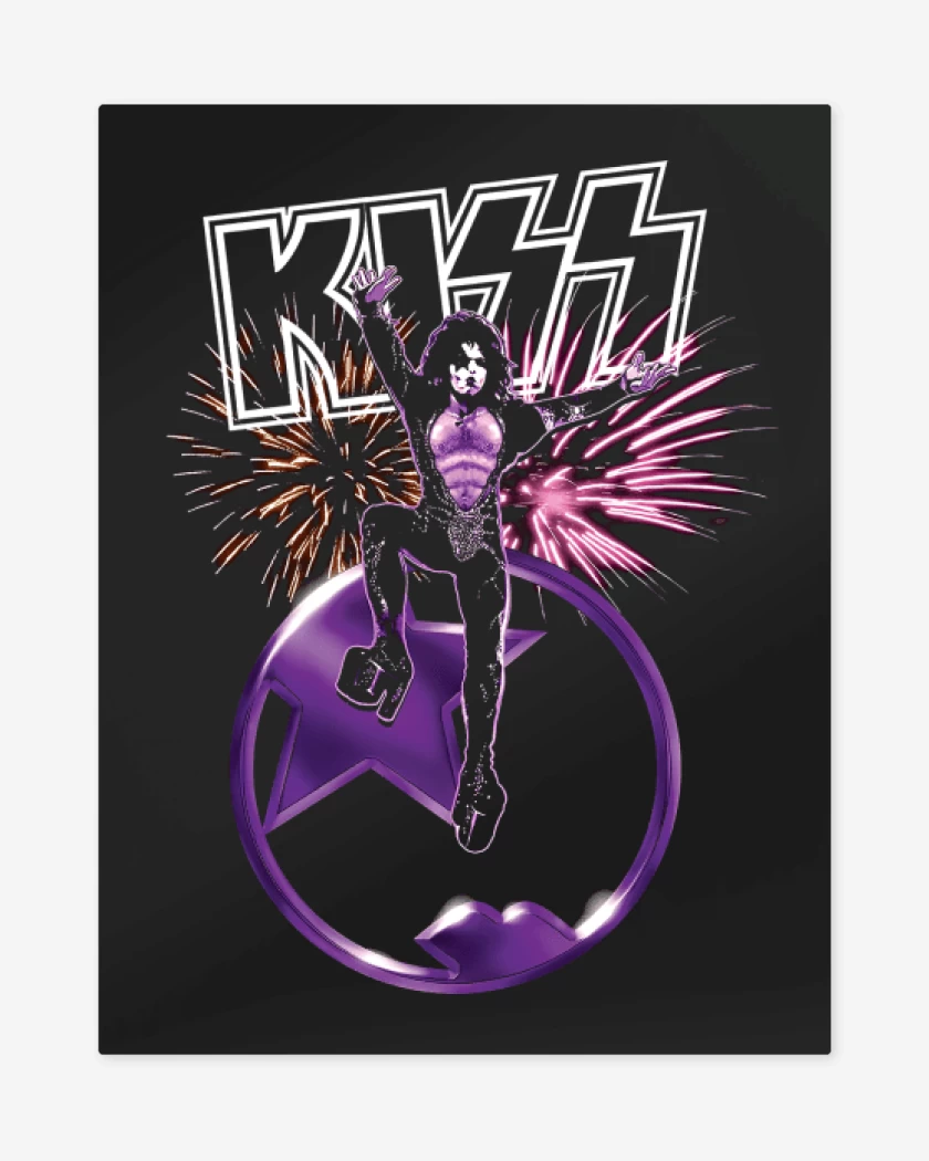 Print metalico Negro de Starchild Stanley