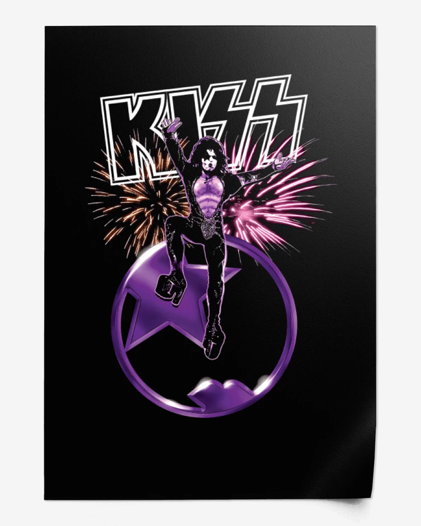 Print Negro de Starchild Stanley