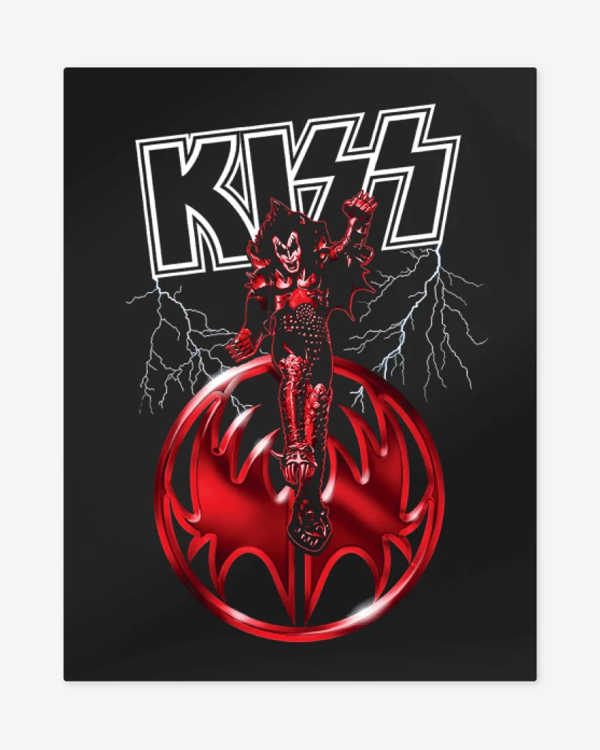 Print metalico Negro de Demon Simmons