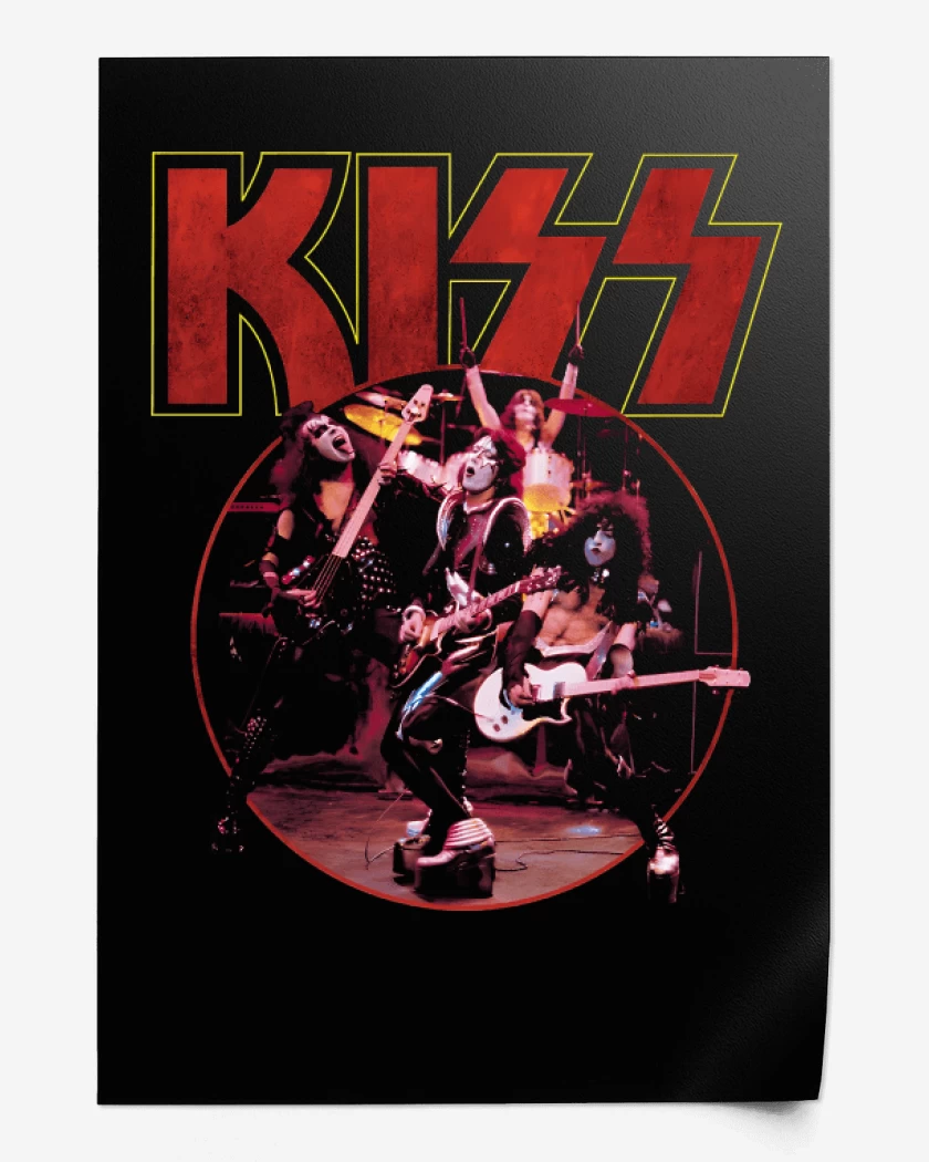 Print Kiss Band