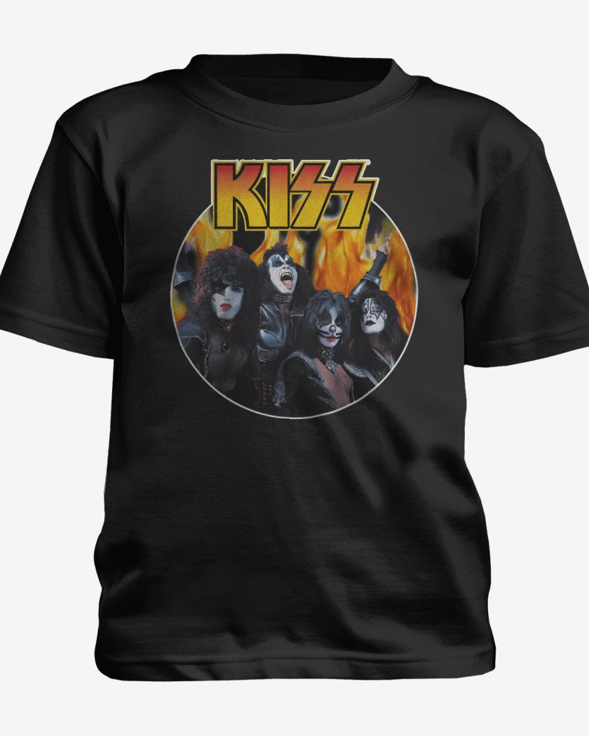 Polera de niño Negro de KISS