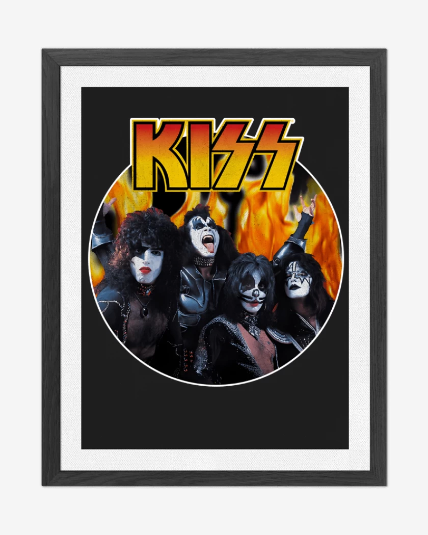 Cuadro decorativo Negro de KISS
