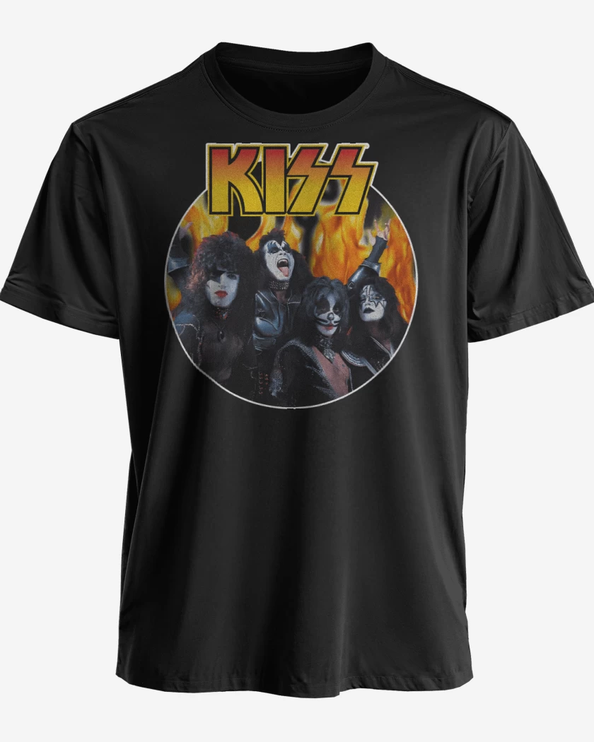 Polera premium Negro de KISS