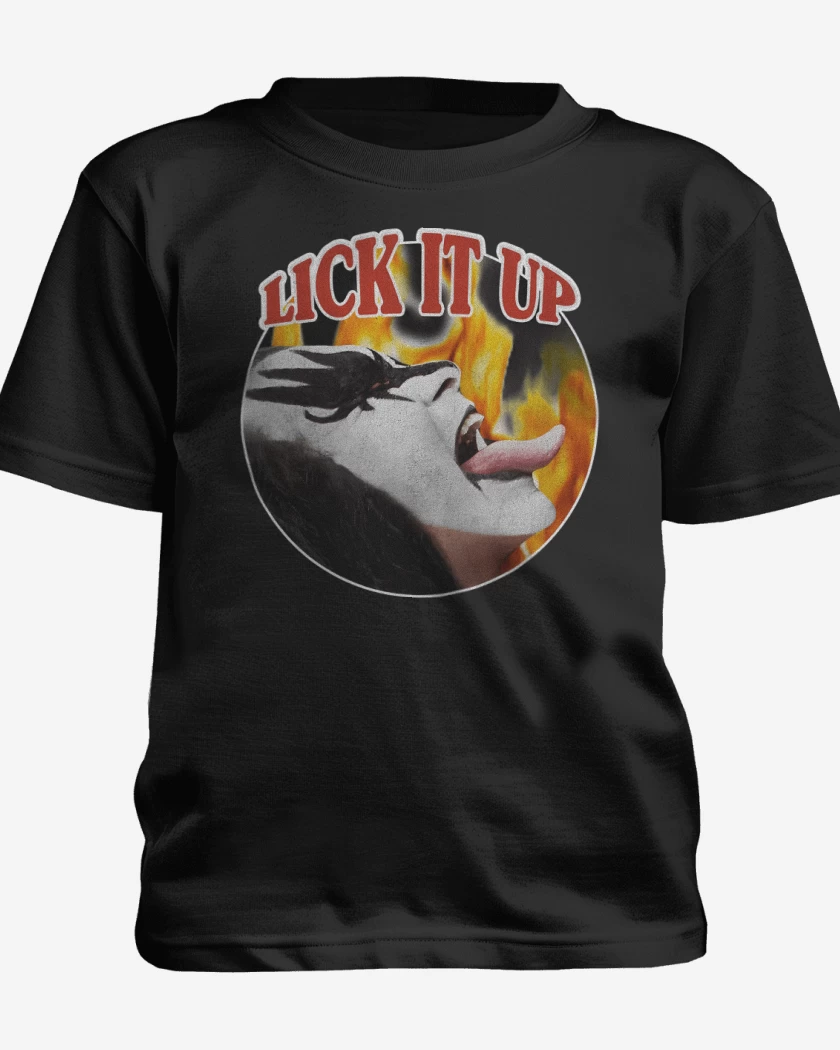 Polera de niño Negro de Lick it UP!