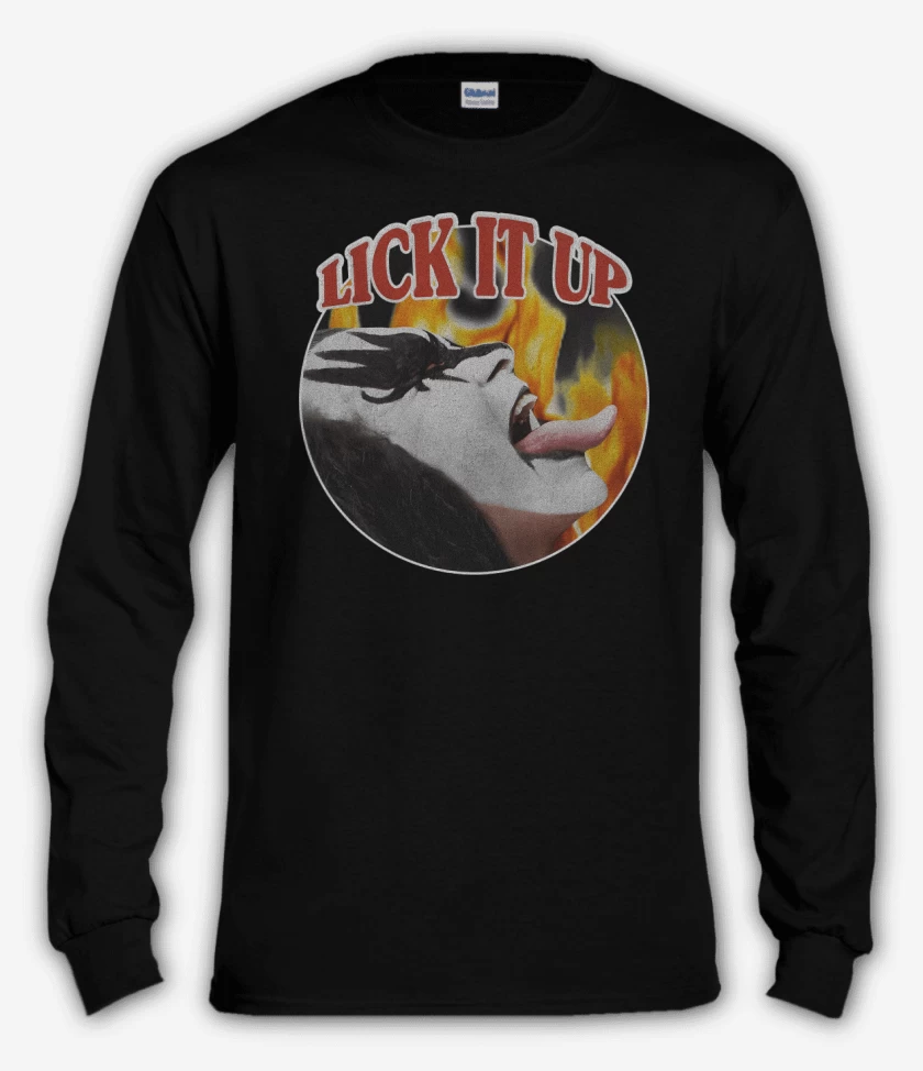 Polera manga larga Negro de Lick it UP!