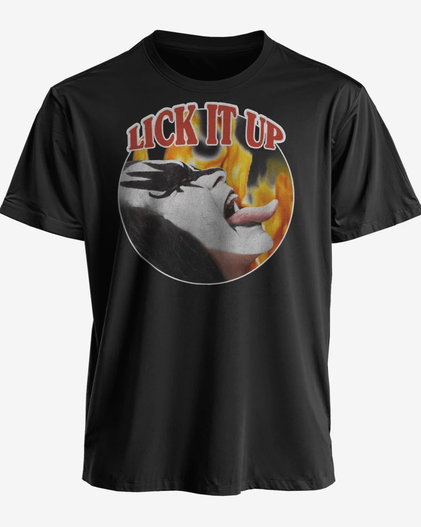Polera premium Negro de Lick it UP!
