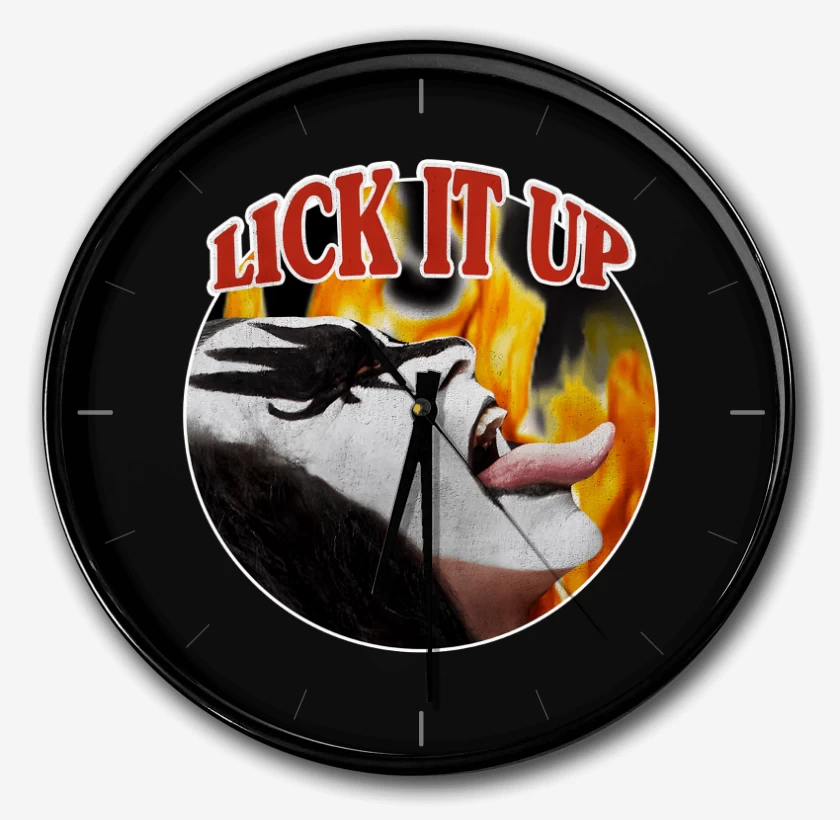 Reloj Negro de Lick it UP!