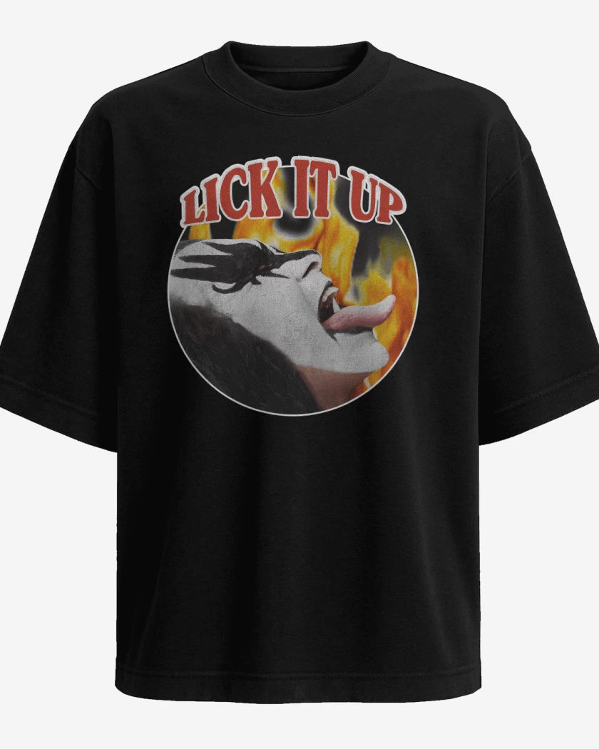 Polera Oversize Negro de Lick it UP!
