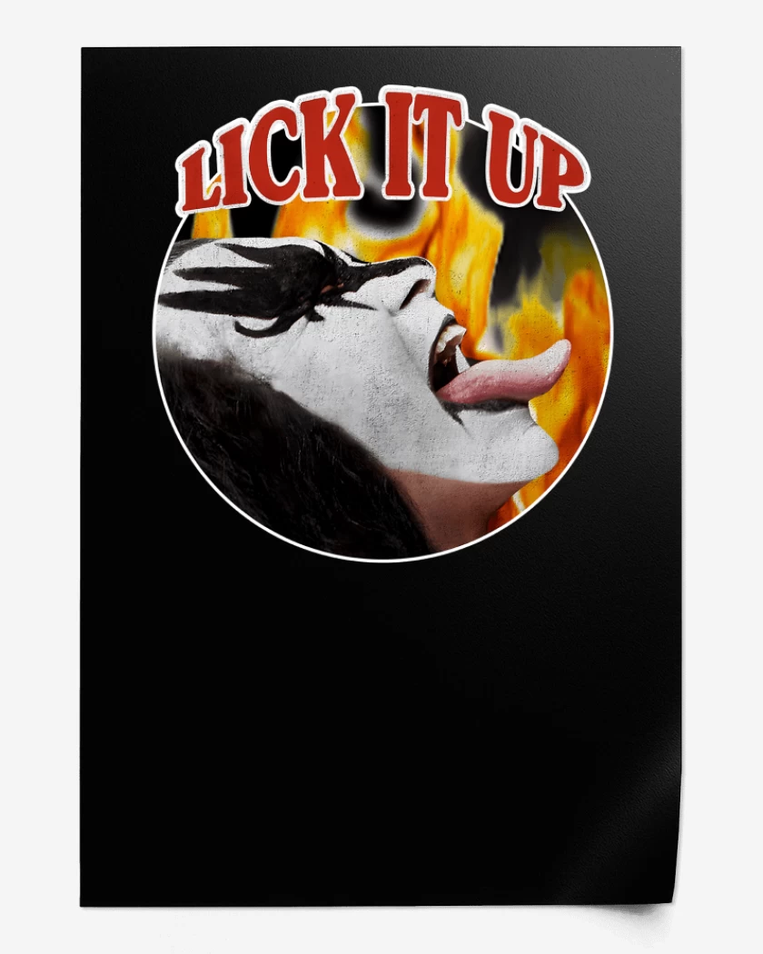 Print Negro de Lick it UP!